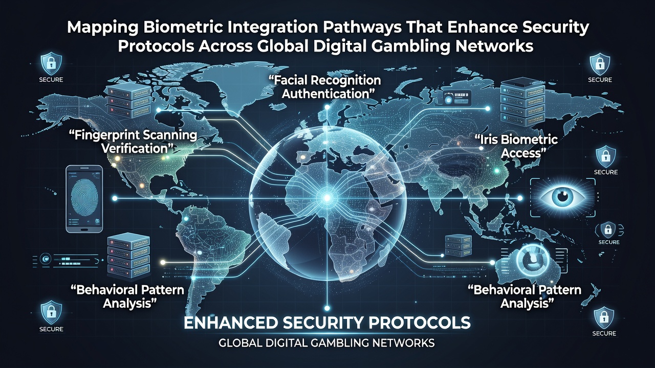 Biometric scanning interface integrated into a digital gambling platform dashboard